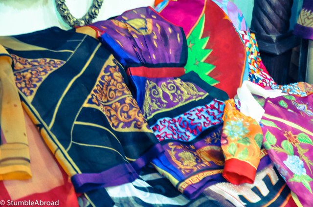 Bold colors and textures