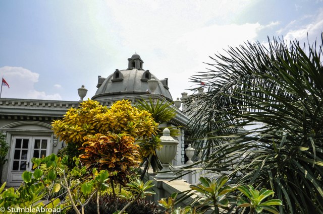 Gorgeous Architecture. It's easy to forget you are in Jakarta.