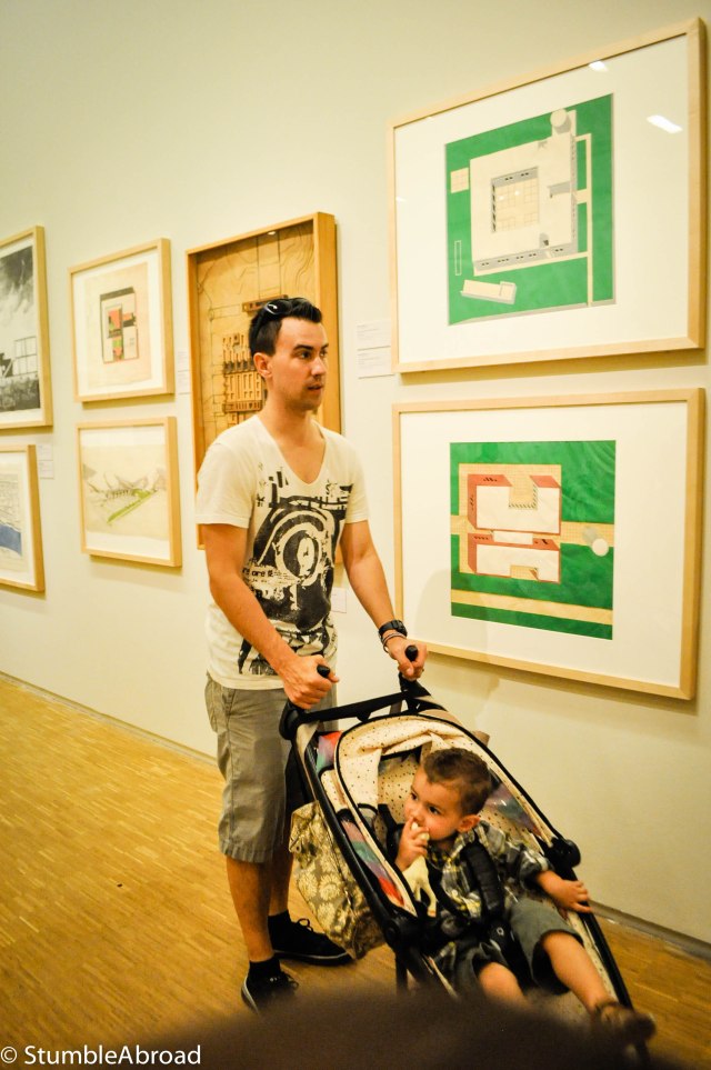 Evan loved looking around