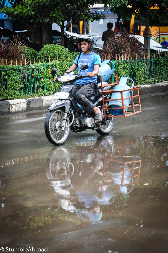 The preferred mode of transportation of most Indonesians