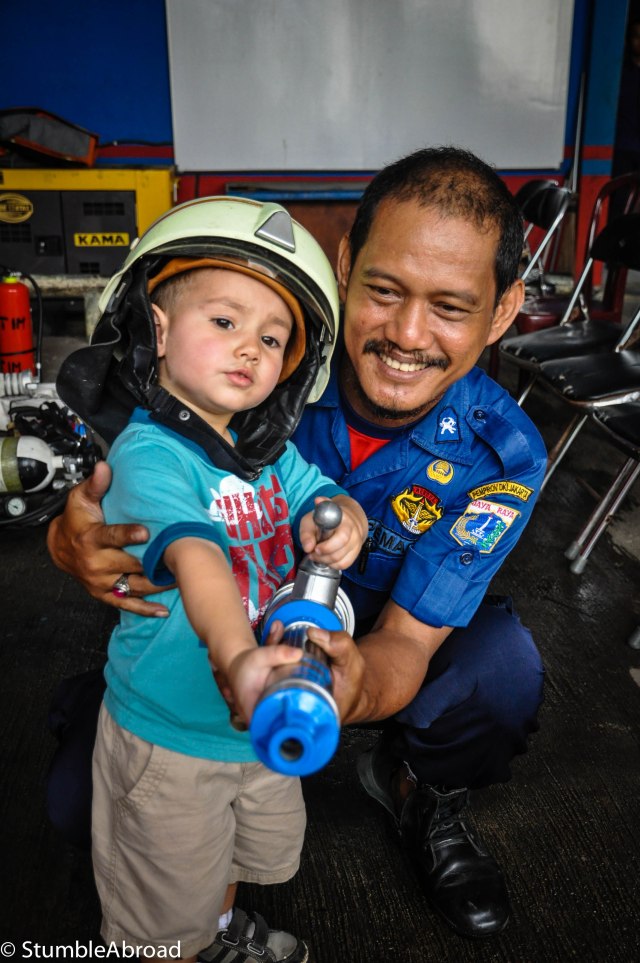 Giving the spout a try 