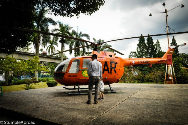 First Stop, the Helicopter 