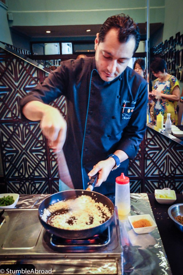 Perfectly cooked rice 