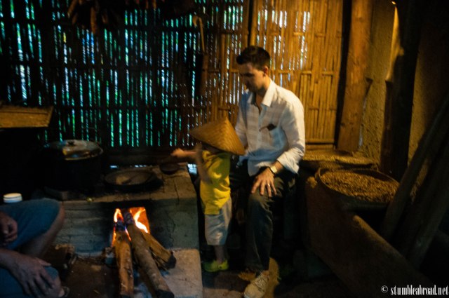 He got the hang of it quite fast. 