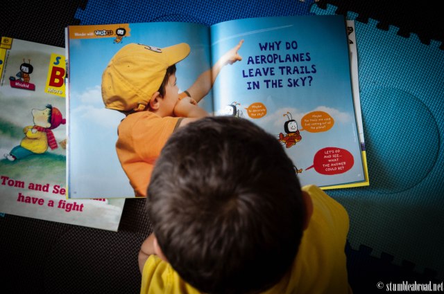 Reading about airplanes... 