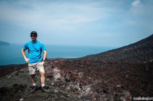 Almost on top of the volcano