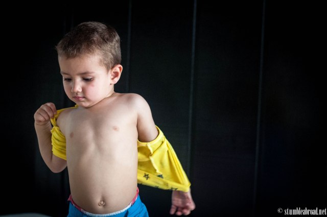 I can undress myself