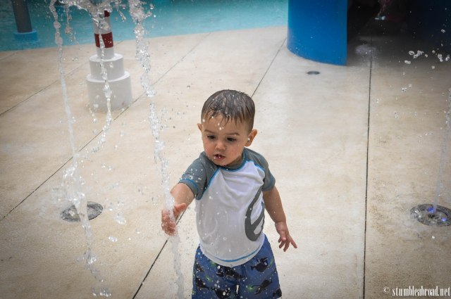 Water is coming from the ground!