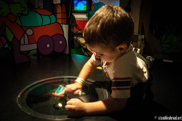 Trying to grab the car!