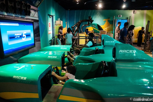 He couldn't quite reach but had a great time nonetheless. 