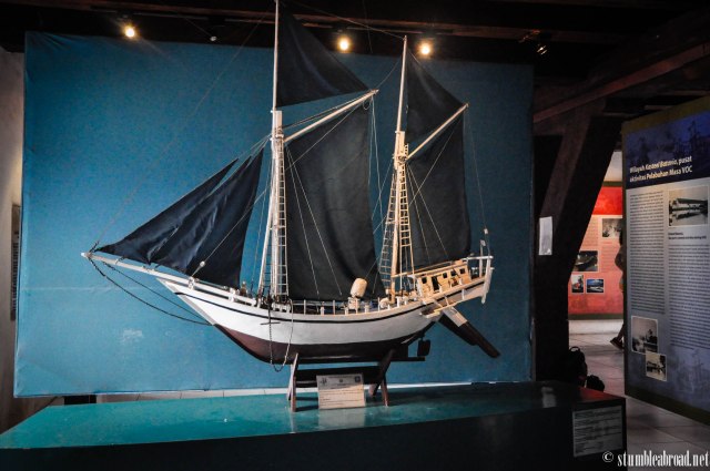 Replica of an ancient boat