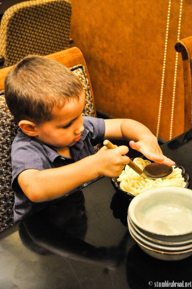 Figuring the chopsticks out