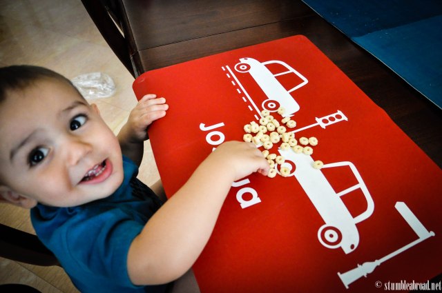 Joshua was so excited about the design.