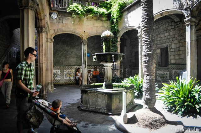 An old house in the middle of the city