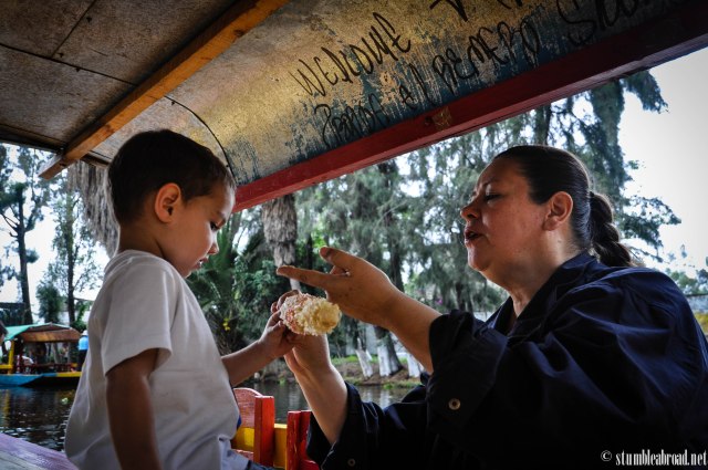 Evan liked eating corn!