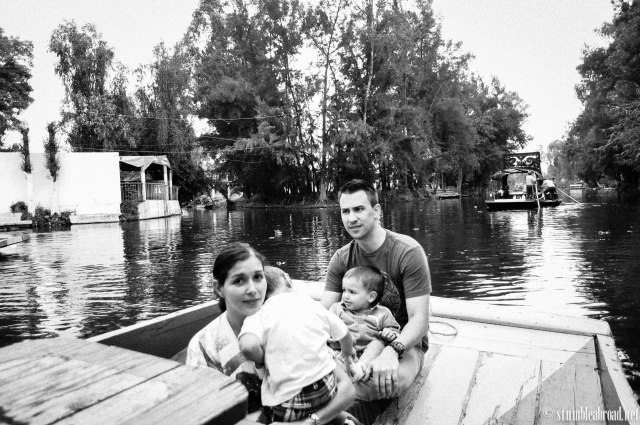 I promise I was there, too! I was just keeping the kiddos from jumping in and swimming!