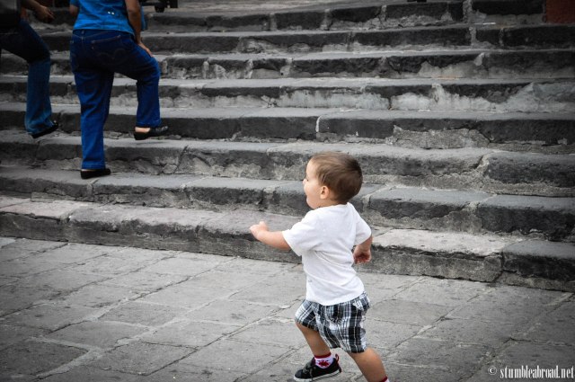 Running to the hotel