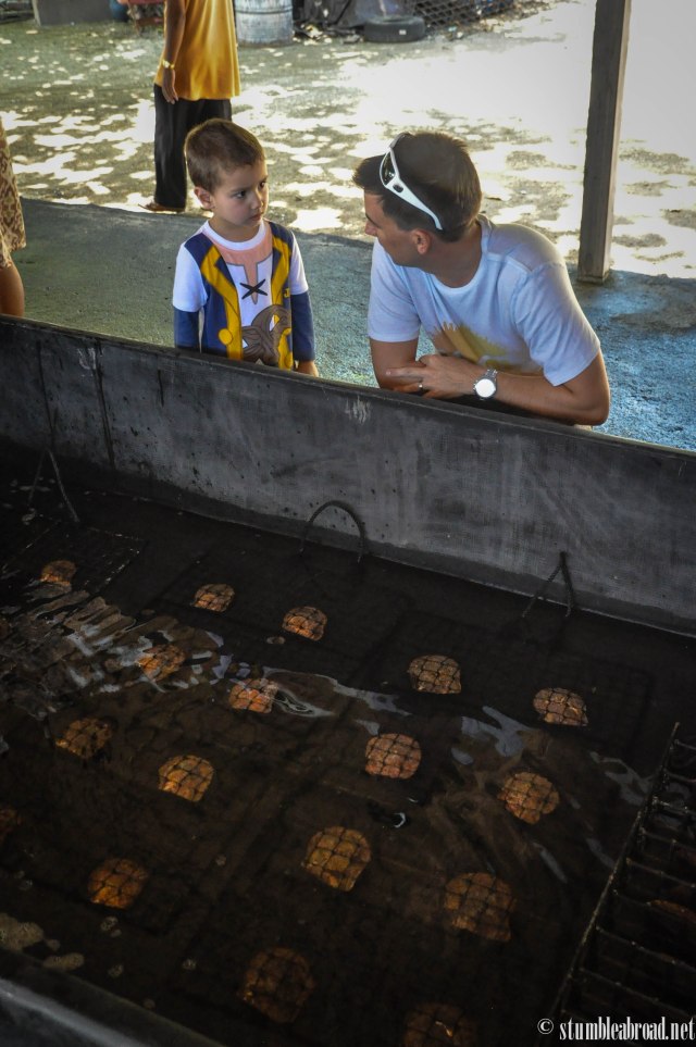 Evan was concentrating on the presentation 