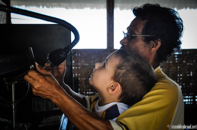 Evan was a great helper.... aham.... 