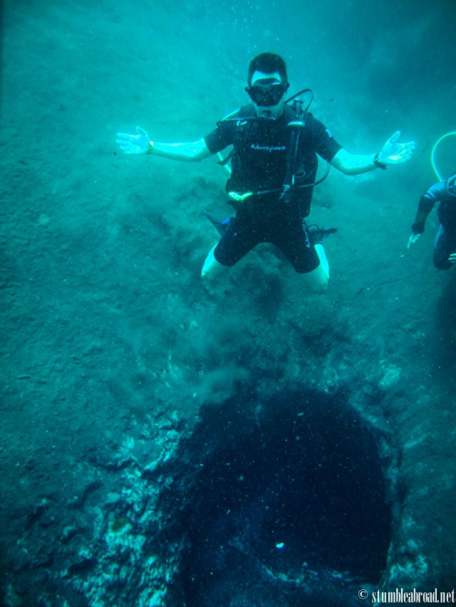 Warm water source. The flow was quite strong. 