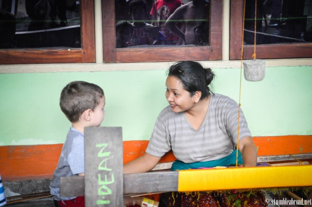 Evan loved the attention