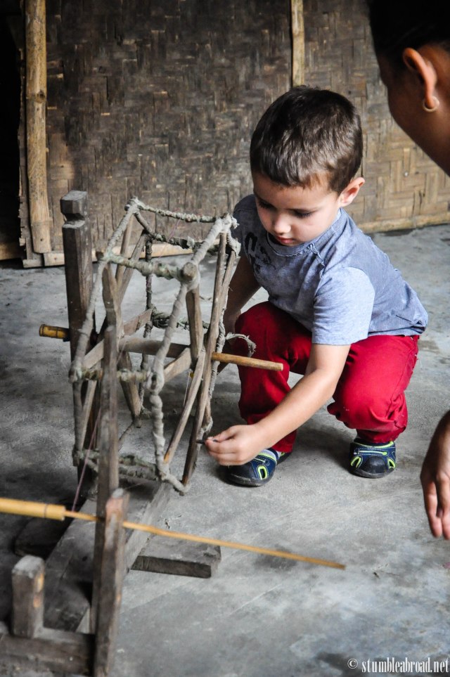 Evan had to play, too