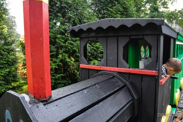 They kept going back to the train