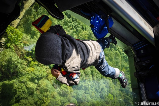 Let me see what's going on down there. 