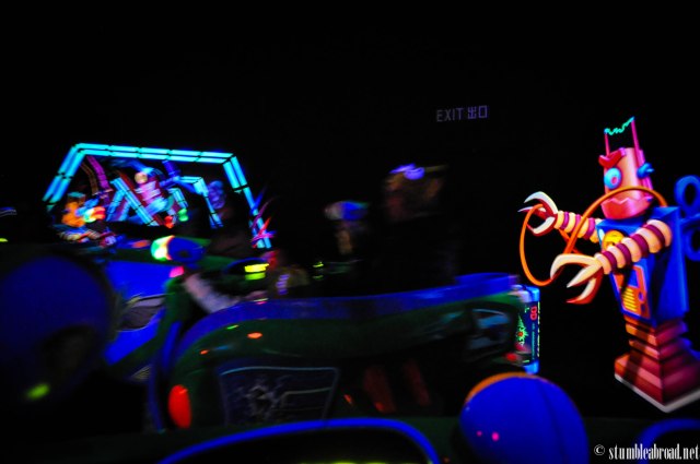 Buzz Lightyear's Ranger Spin... This is Evan's favorite ride.