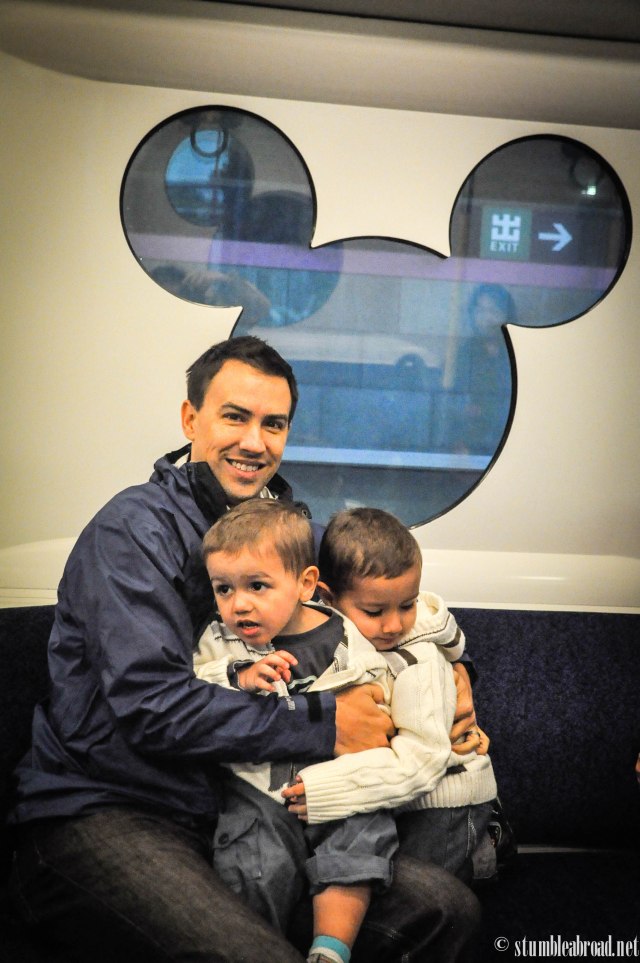 Yeah, that's Mickey's silhouette on the windows!