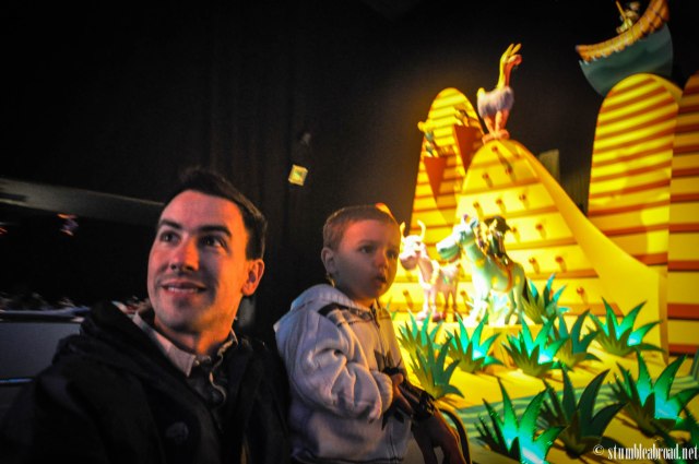 Daddy and Josh enjoying the ride