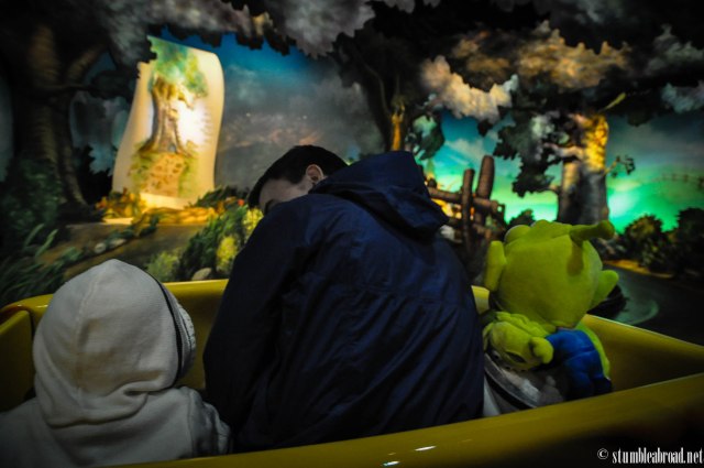 The Winnie the Pooh ride was very popular.