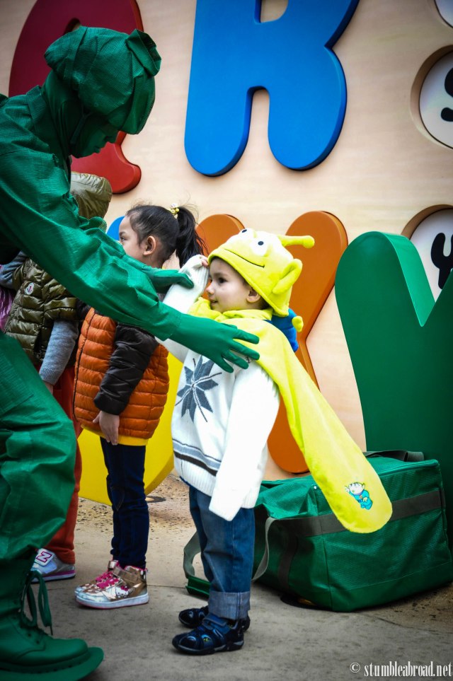 He joined along right away.