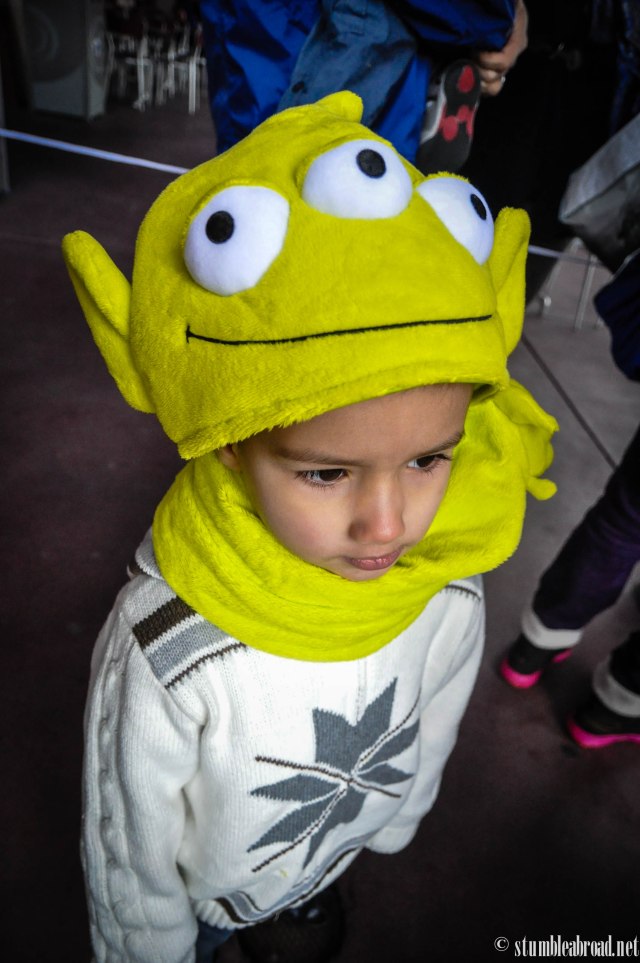 It was freezing, we had to get hats for everyone!